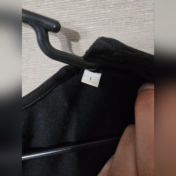 Sandro Paris Lace-trim T-shirt In Black - Picture 6 of 9